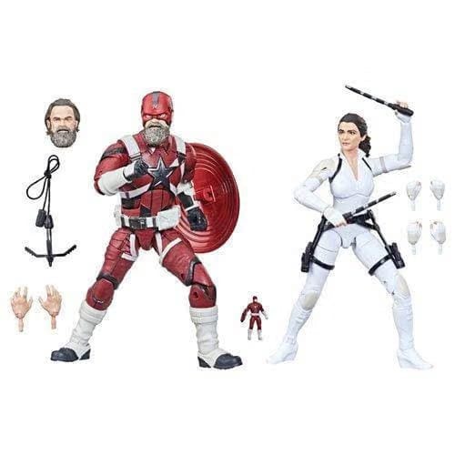 Hasbro Black Widow Marvel Legends 6-Inch Red Guardian and Melina Vostkoff Action Figures