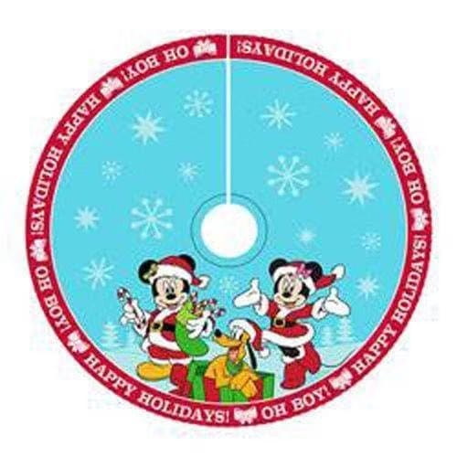 Kurt S. Adler Kurt Adler - Mickey Mouse and Minnie Mouse Satin 48" Tree Skirt