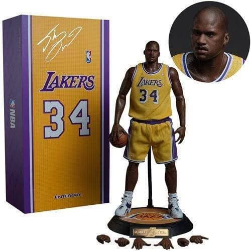Enterbay NBA Los Angeles Lakers Shaquille O'Neal 1:6 Scale Real Masterpiece Action Figure