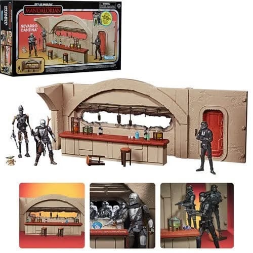 Hasbro Star Wars The Vintage Collection Nevarro Cantina Playset with Imperial Death Trooper Action Figure