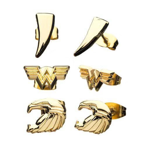 Salesone Studios Wonder Woman 1984 WW84 3-Piece Stud Earring Set