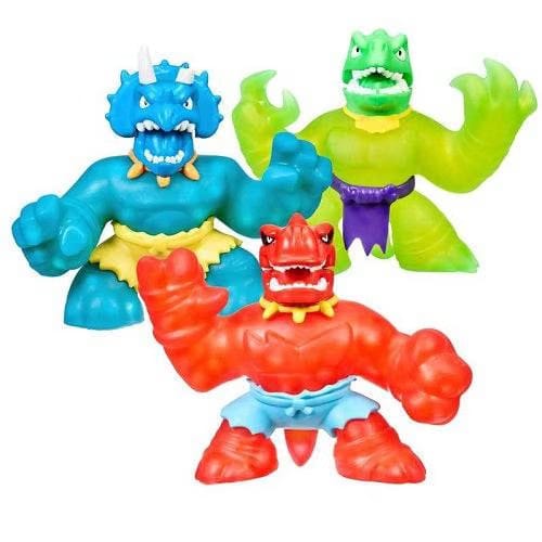 Moose Toys Heroes of Goo Jit Zu Dino Power Chomp Attack Mega 3 Pack Action Figure