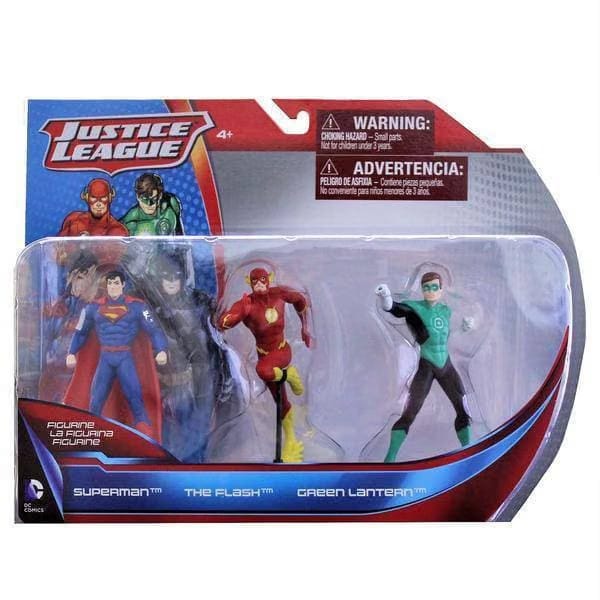 Monogram DC Comics: Justice League of America Action Figure 3-Pack - Superman, Flash, Green Lantern