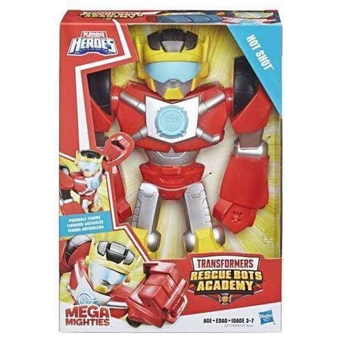 Hasbro Transformers Rescue Bots Academy Mega Mighties 9-Inch Action Figure -Hot Shot