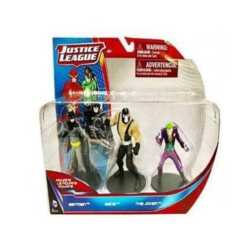 Monogram DC Comics: Justice League of America Action Figure 3-Pack - Batman, Bane, The Joker