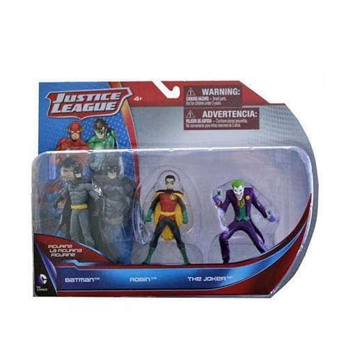 Monogram DC Comics: Justice League of America Action Figure 3-Pack - Batman, Robin, The Joker