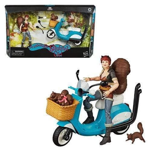Hasbro Marvel Legends The Unbeatable Squirrel Girl 6-Inch Action Figure with Vespa Vehicle