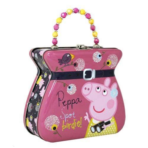 Tin Box Company Peppa Pig Embossed Belt Buckle Purse Tin Tote
