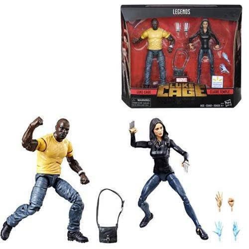Hasbro Marvel Legends Series 6-inch Luke Cage and Claire Temple 6-Inch Action Figure 2-