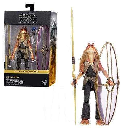 Hasbro Star Wars: The Phantom Menace The Black Series - Jar Jar Binks - Deluxe - 6-Inch Action Figure