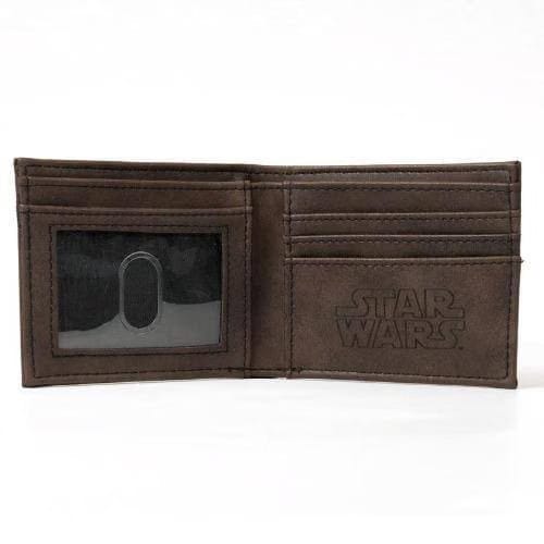 Bioworld Star Wars: Mandalorian Etched PU Bifold Wallet - Entertainment Earth Exclusive