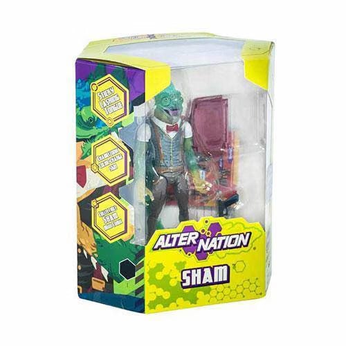 Panda Mony Toy Brands Alter Nation - Sham - 5.5 Inch Action Figure (With Free Comic Book)