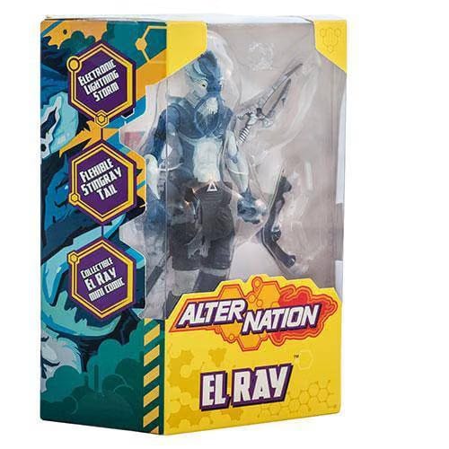 Panda Mony Toy Brands Alter Nation - El Ray - 6 Inch Action Figure (With Free Comic Book)