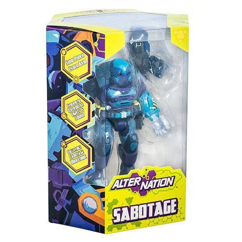 Panda Mony Toy Brands Alter Nation - Quillroy - 7.5 Inch Action Figure (With Free Comic Book)