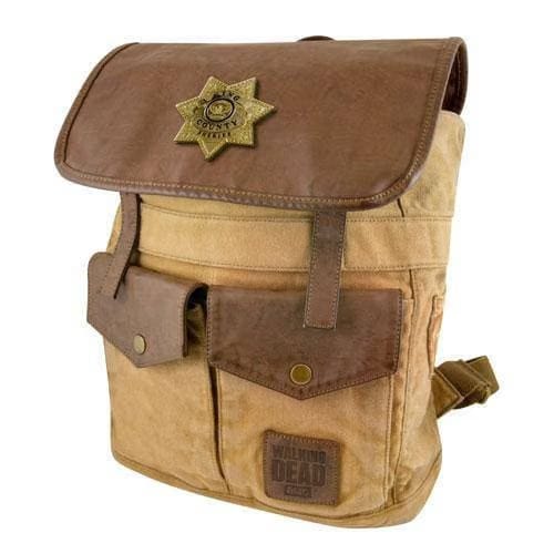 The Coop The Walking Dead Sheriff Rick Grimes' Desert Brown Backpack