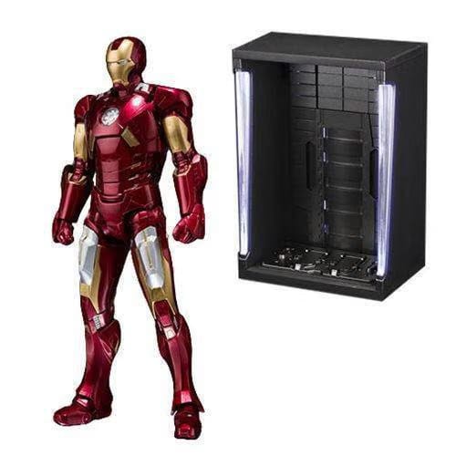 Bandai Marvel Iron Man Mark VII and Hall Of Armor Set SH Figuarts Action Figure P-Banda