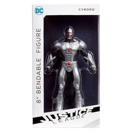 Nj Croce Justice League Cyborg 8-Inch Bendable Action Figure