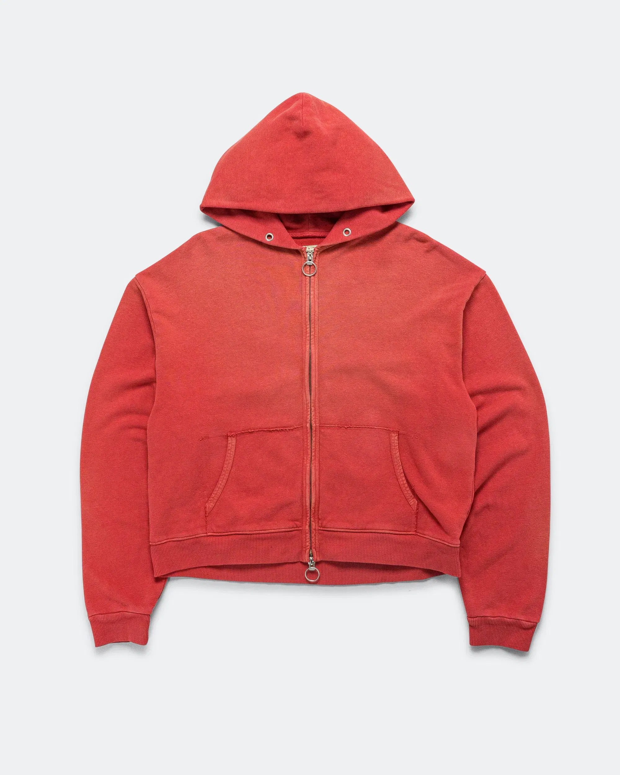 KAPITAL SWT Knit ZIP-UP GYM Parka - Red