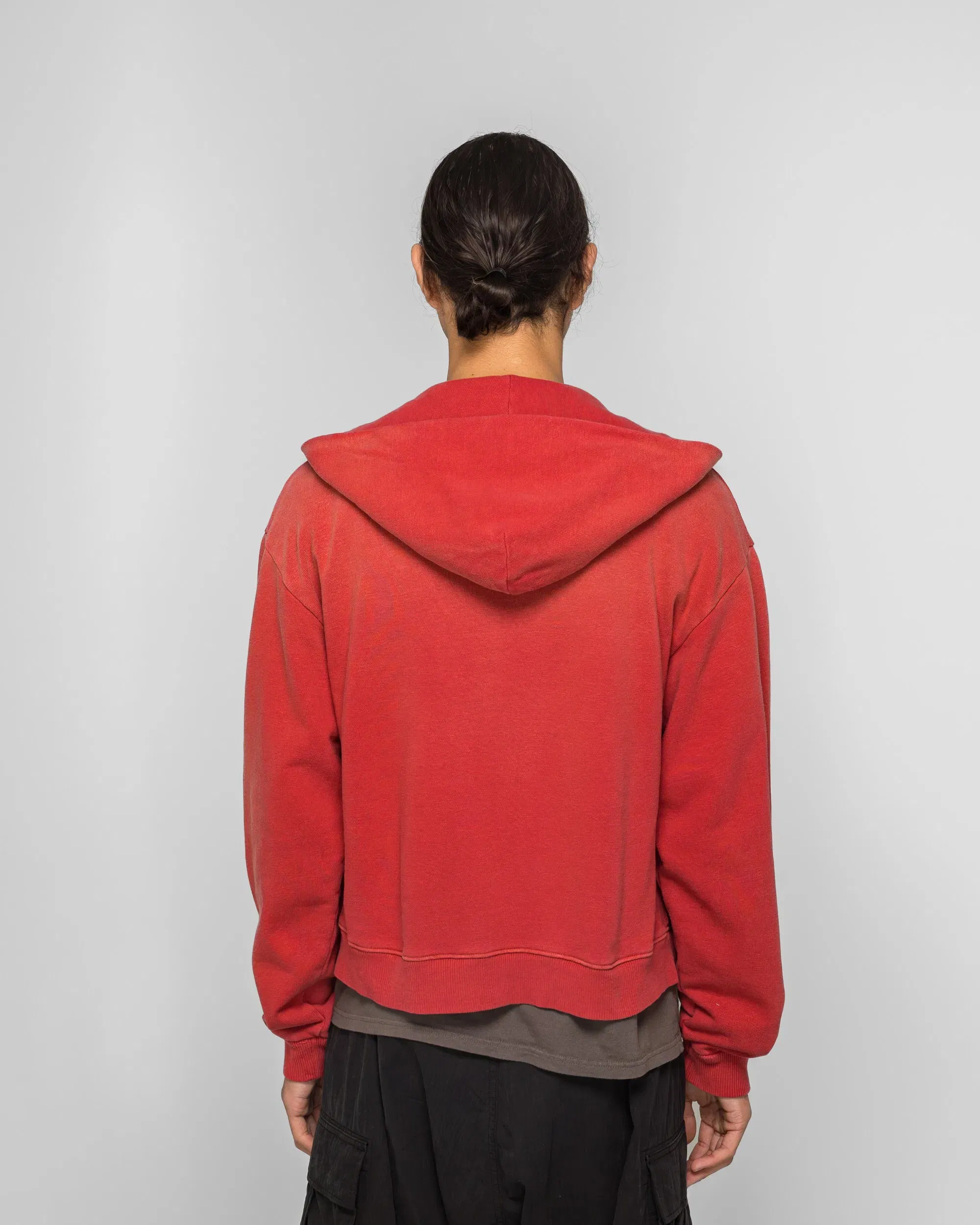 KAPITAL SWT Knit ZIP-UP GYM Parka - Red