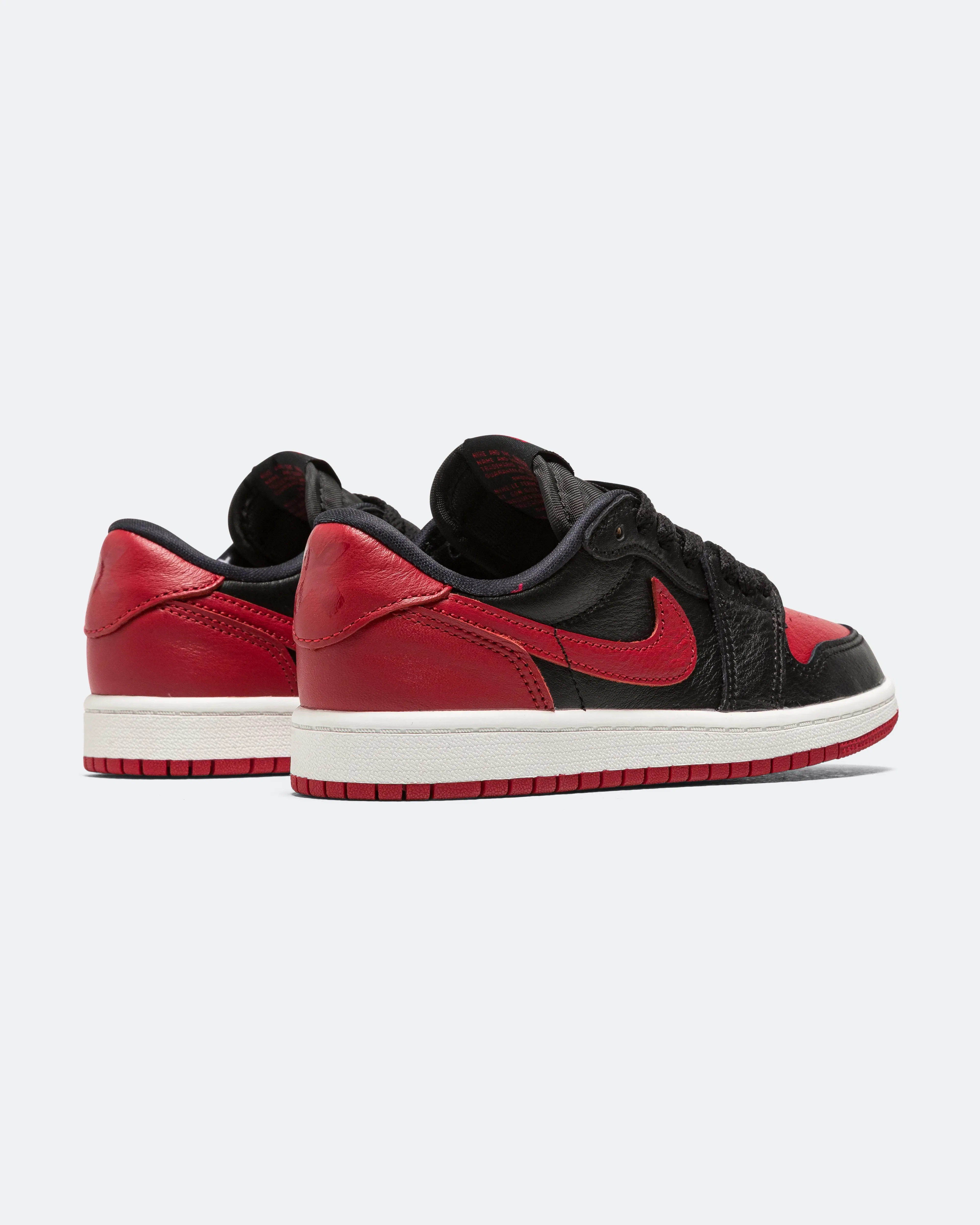 Air Jordan 1 Retro Low OG (PS) - Black/Black-Varsity Red-Summit White