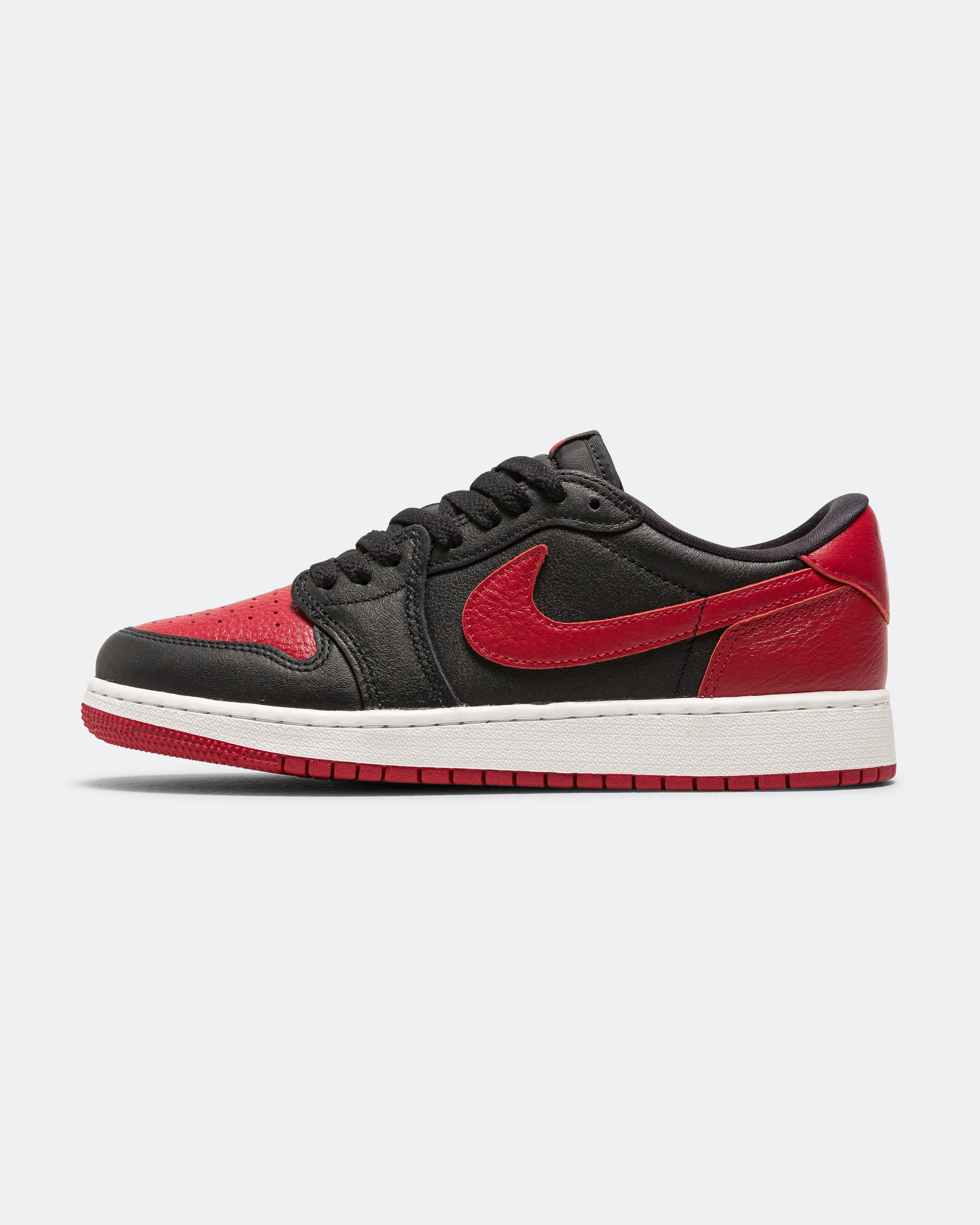 Air Jordan 1 Retro Low OG (GS) - Black/Black-Varsity Red-Summit White