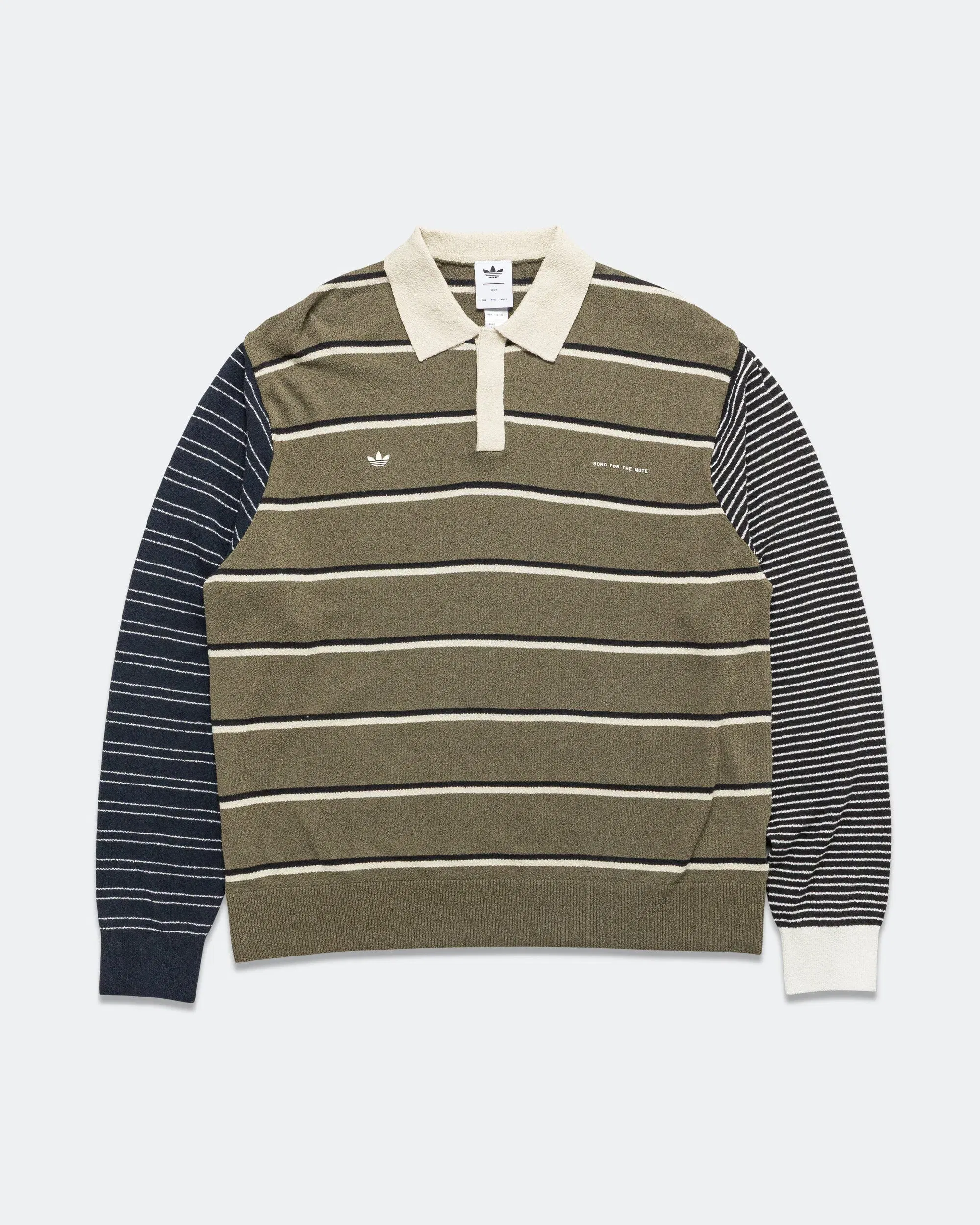 adidas Adi007 Tee LS x SFTM - Olive Strata/Alumina