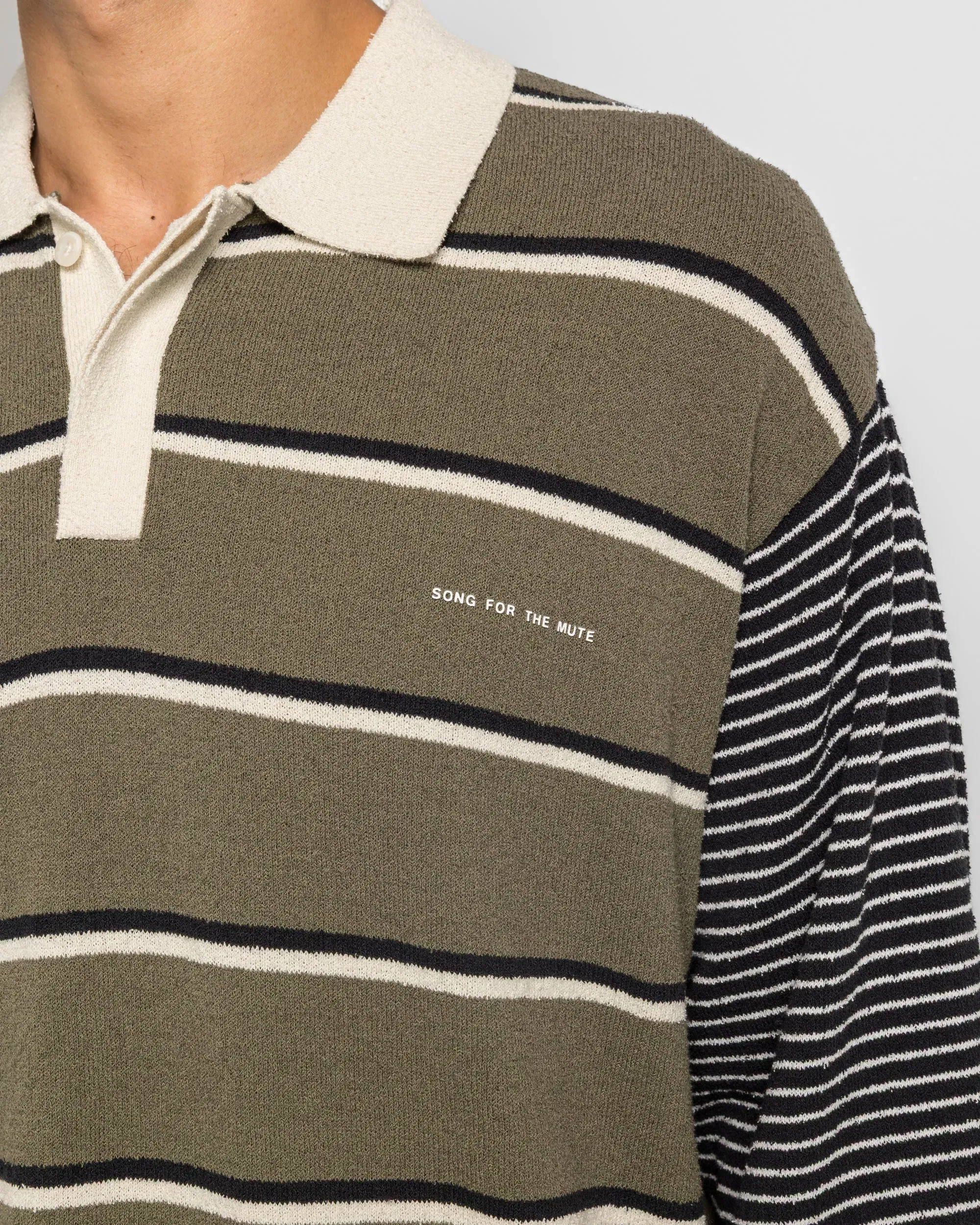 adidas Adi007 Tee LS x SFTM - Olive Strata/Alumina