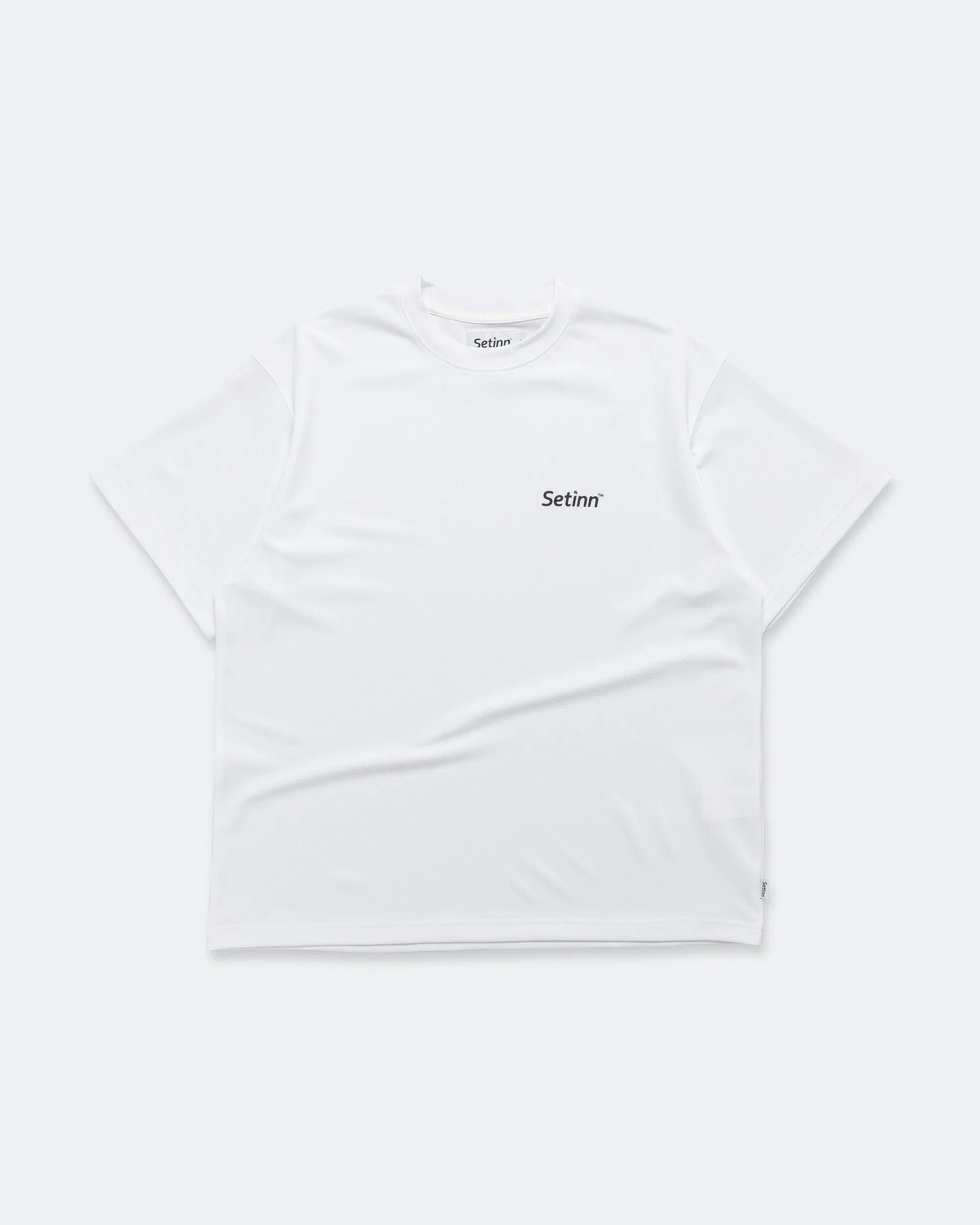 Setinn One Point Script Shirt - White