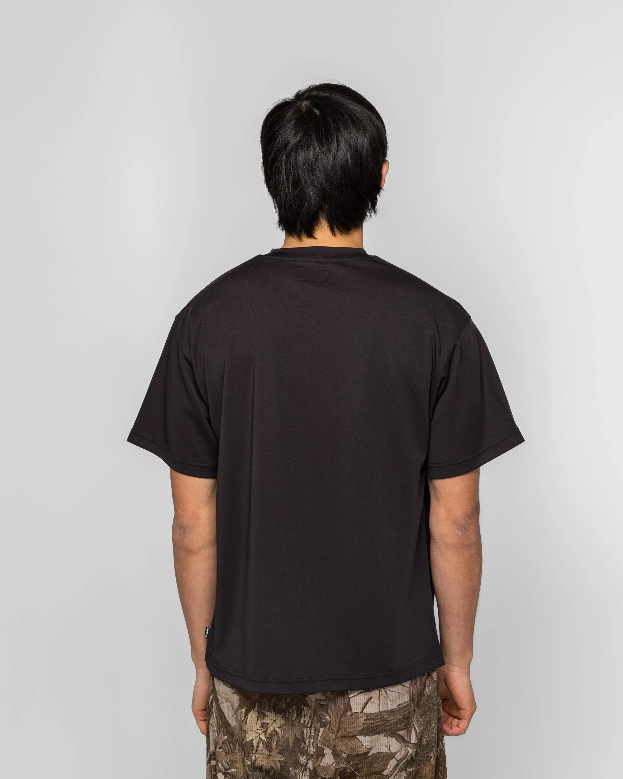 Setinn One Point Script Shirt - Black
