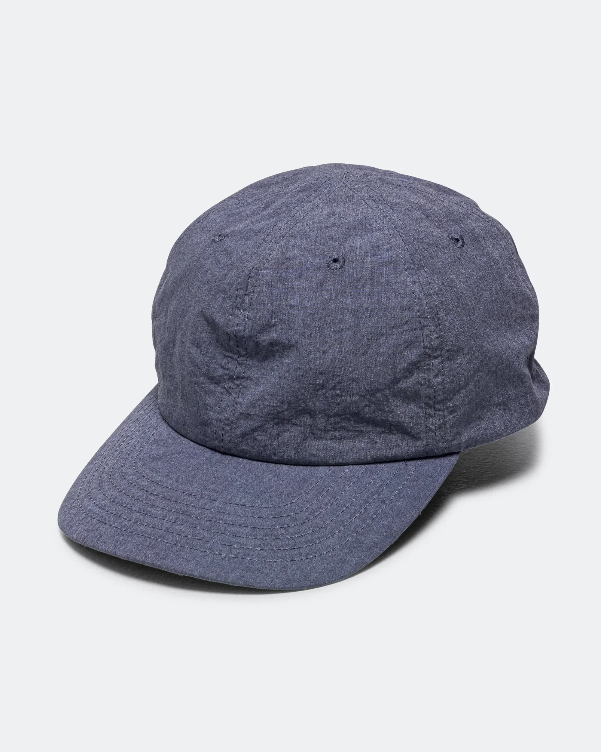Found Feather 6 Panel Strap Back Cap - Blue