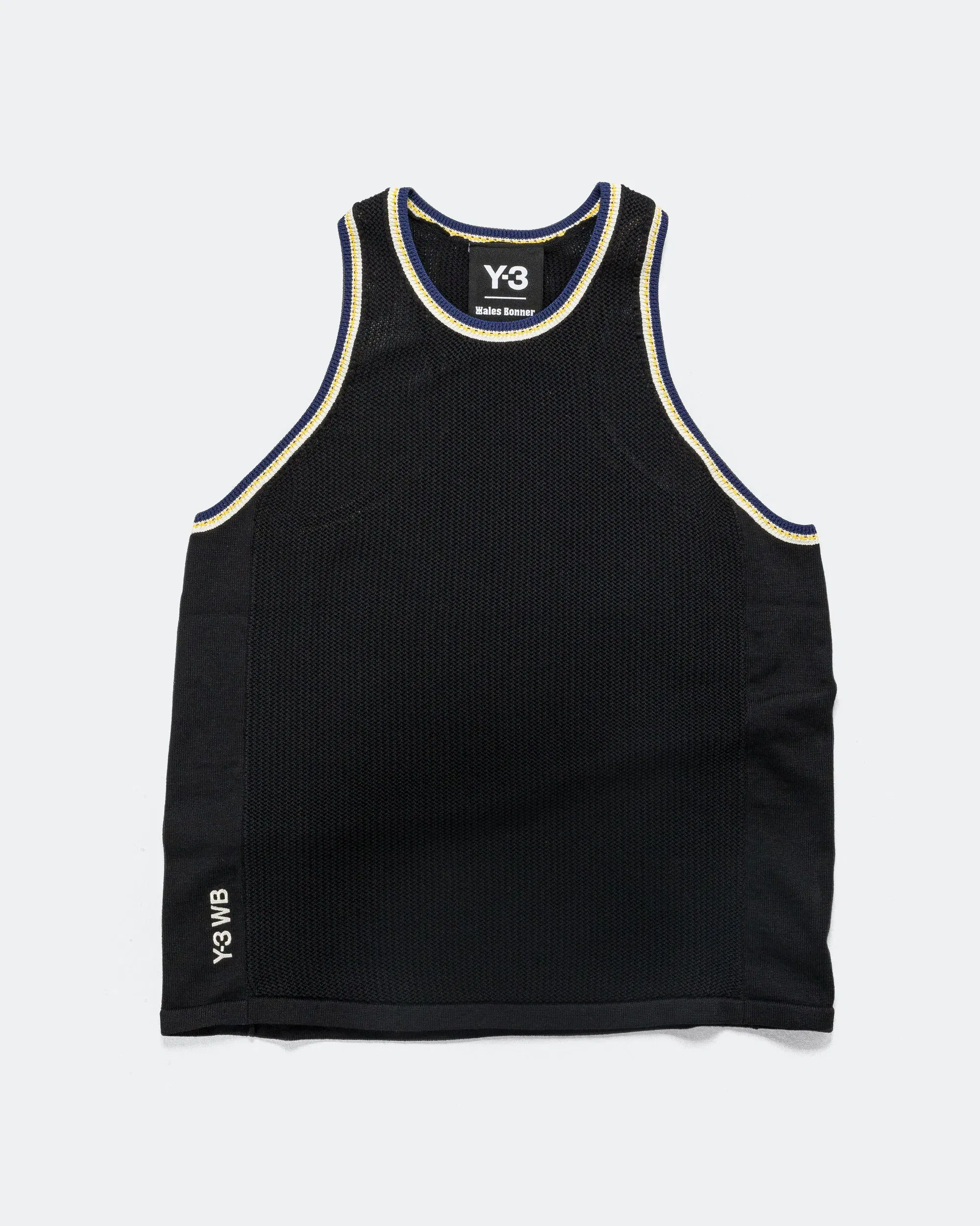 adidas Womens Knit Tank Top x Wales Bonner Y-3 - Black