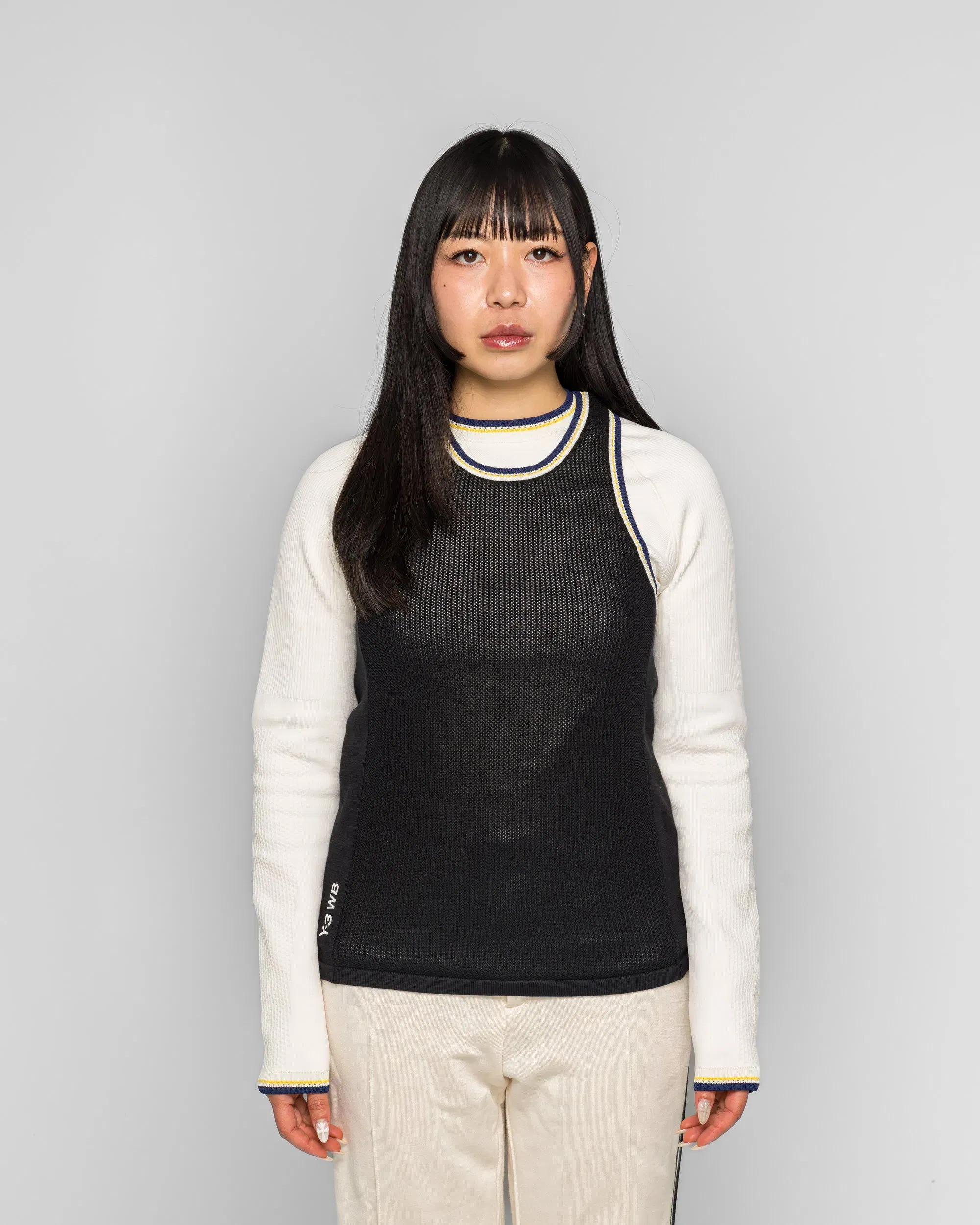 adidas Womens Knit Tank Top x Wales Bonner Y-3 - Black