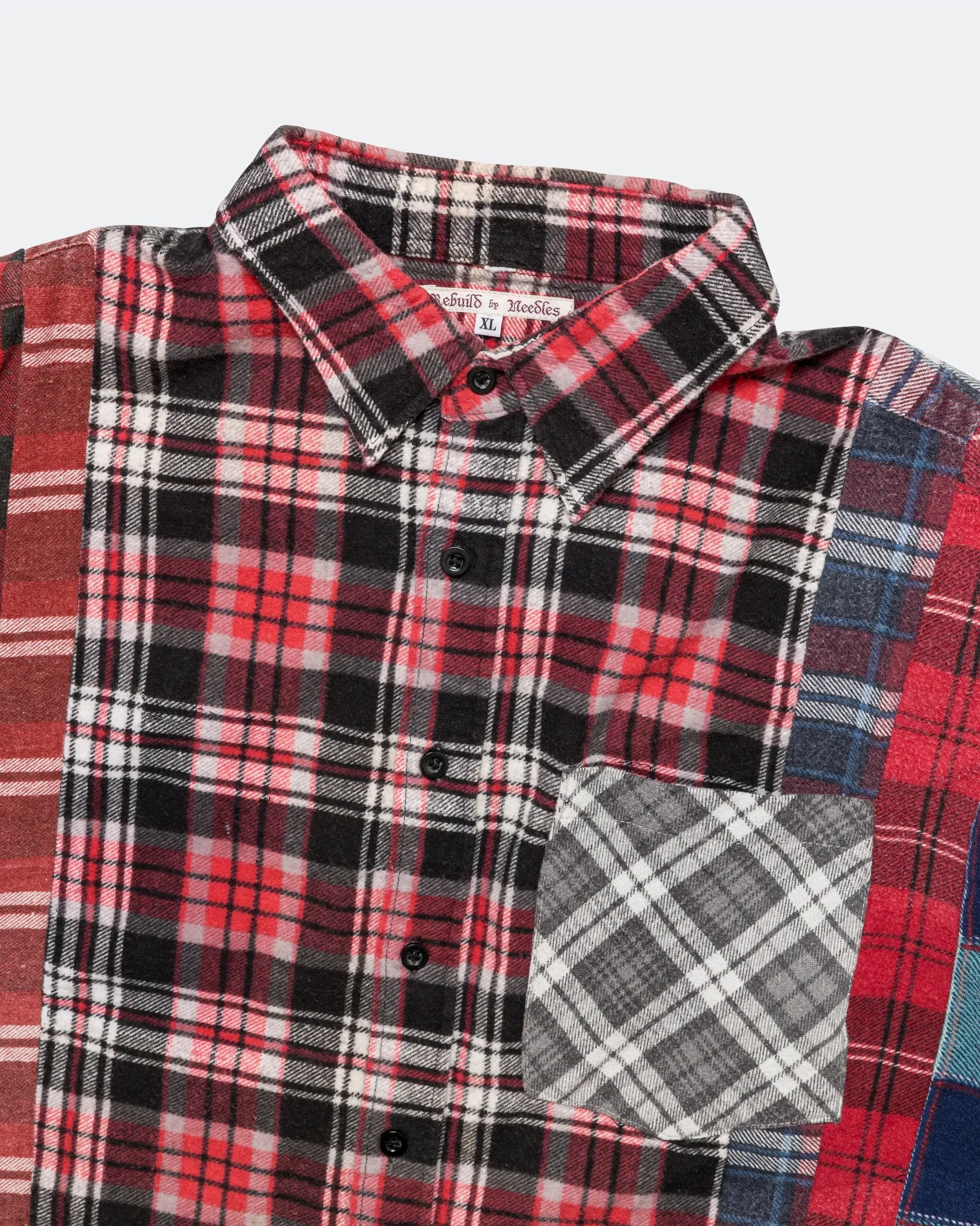 Needles Rebuild Flannel 7 Cuts Shirt SS26 - X-Large #3