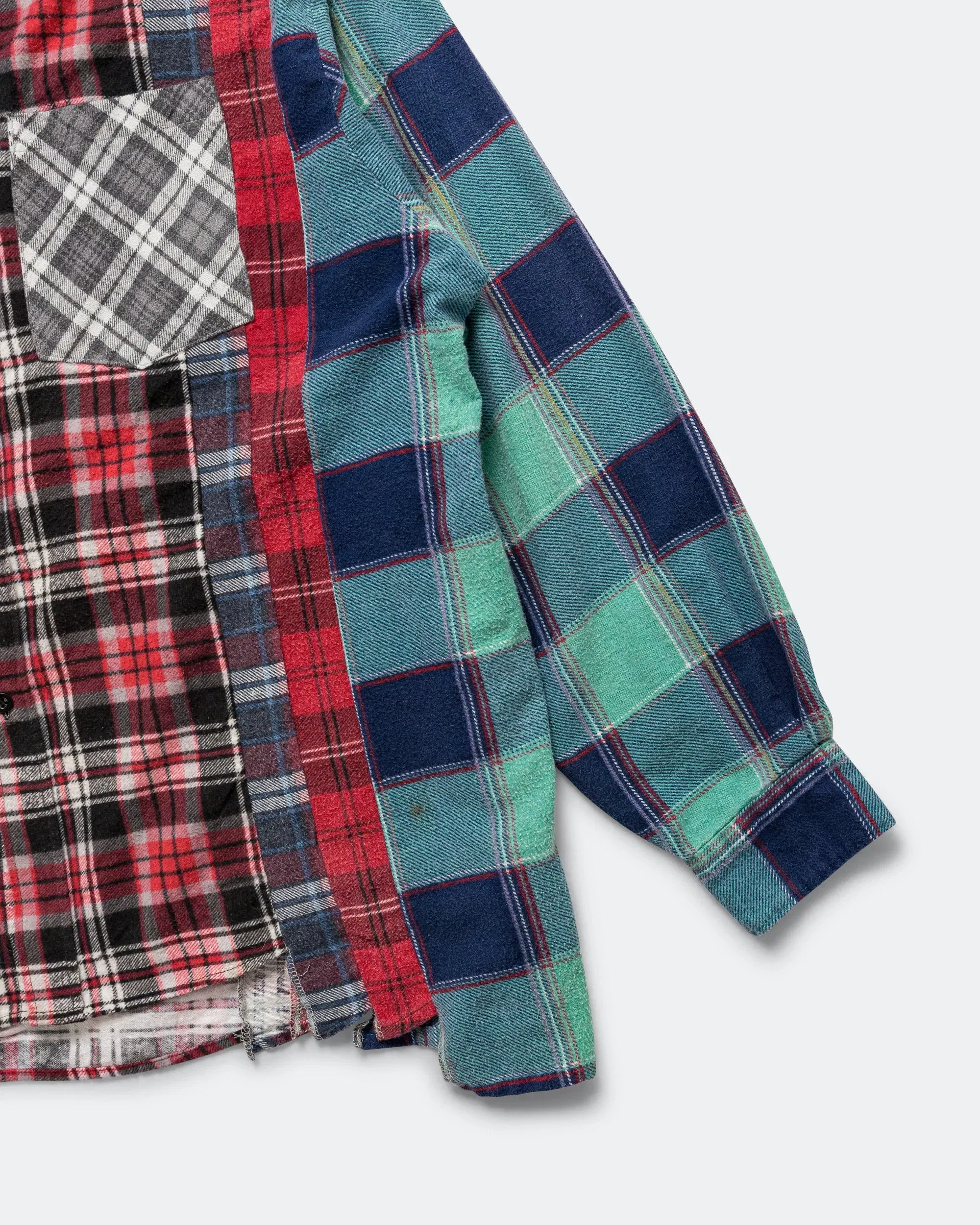 Needles Rebuild Flannel 7 Cuts Shirt SS26 - X-Large #3