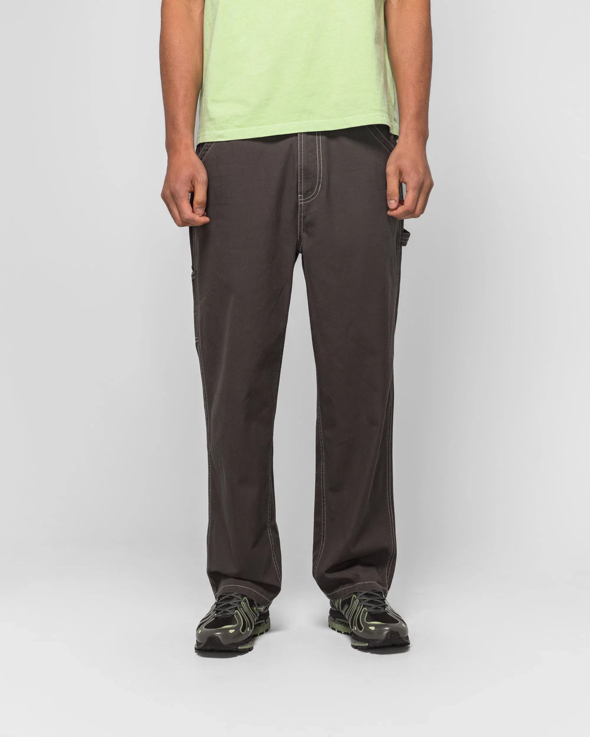thisisneverthat Washed Canvas Work Pant - Charcoal