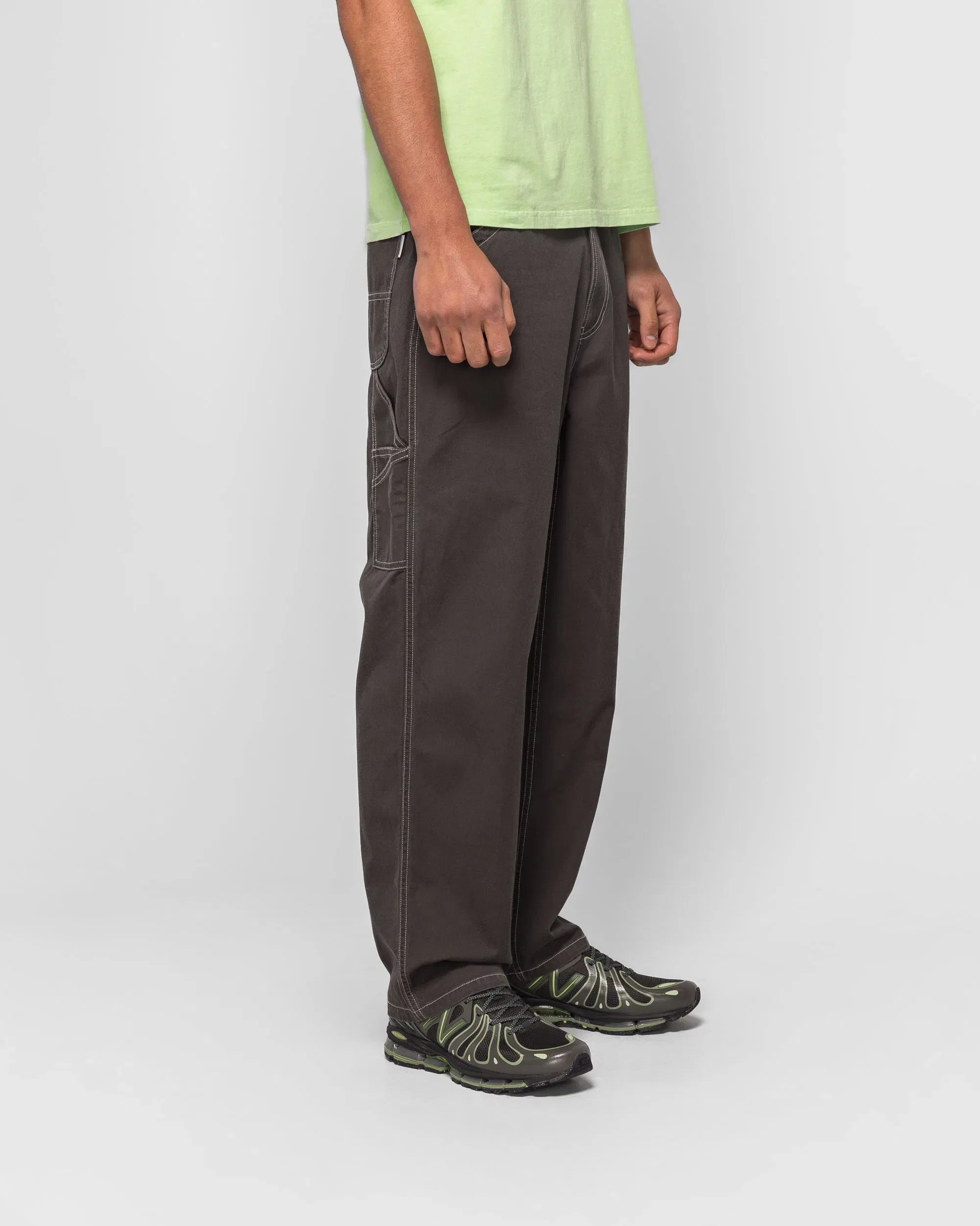 thisisneverthat Washed Canvas Work Pant - Charcoal