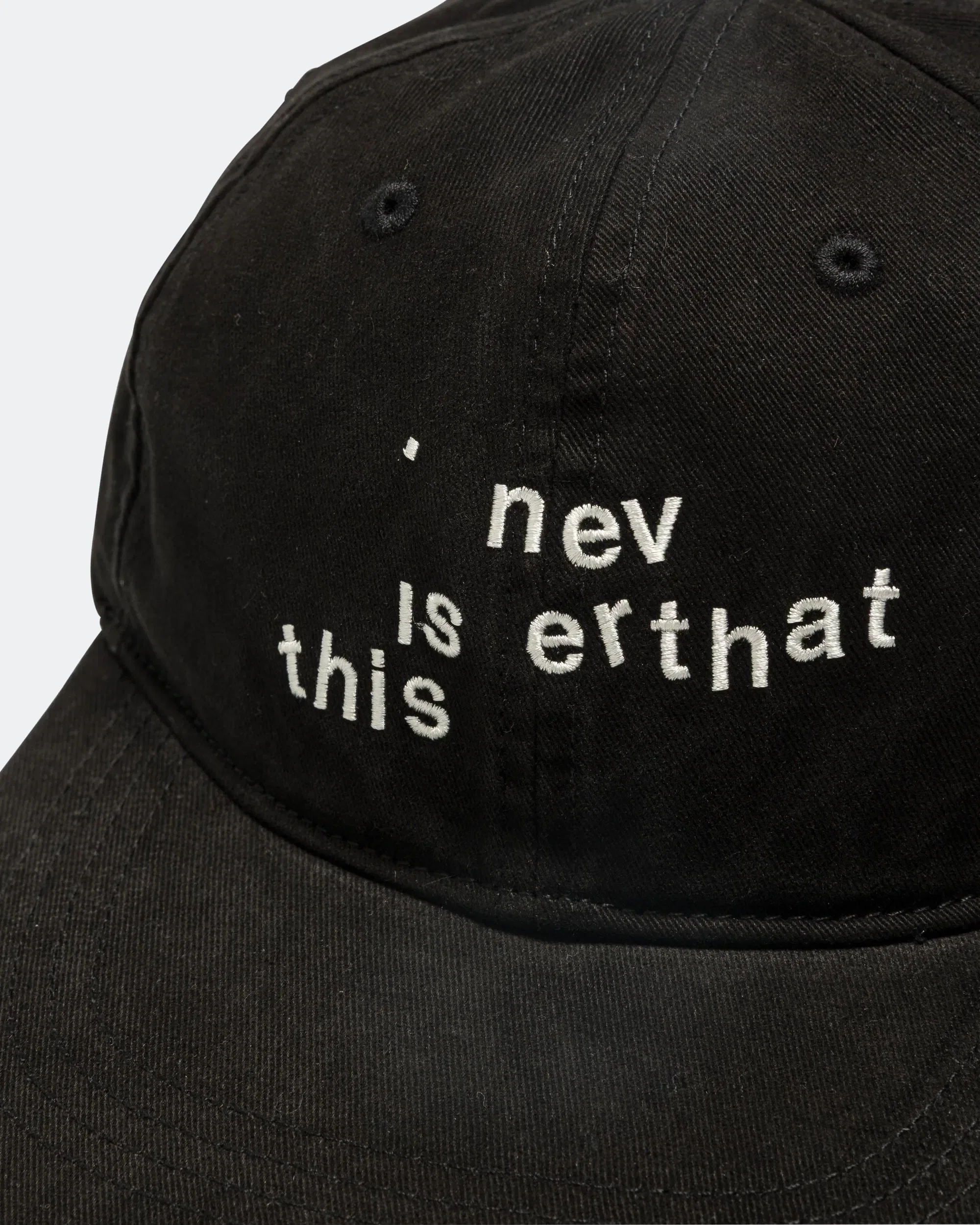 thisisneverthat Broken Logo Cap - Black