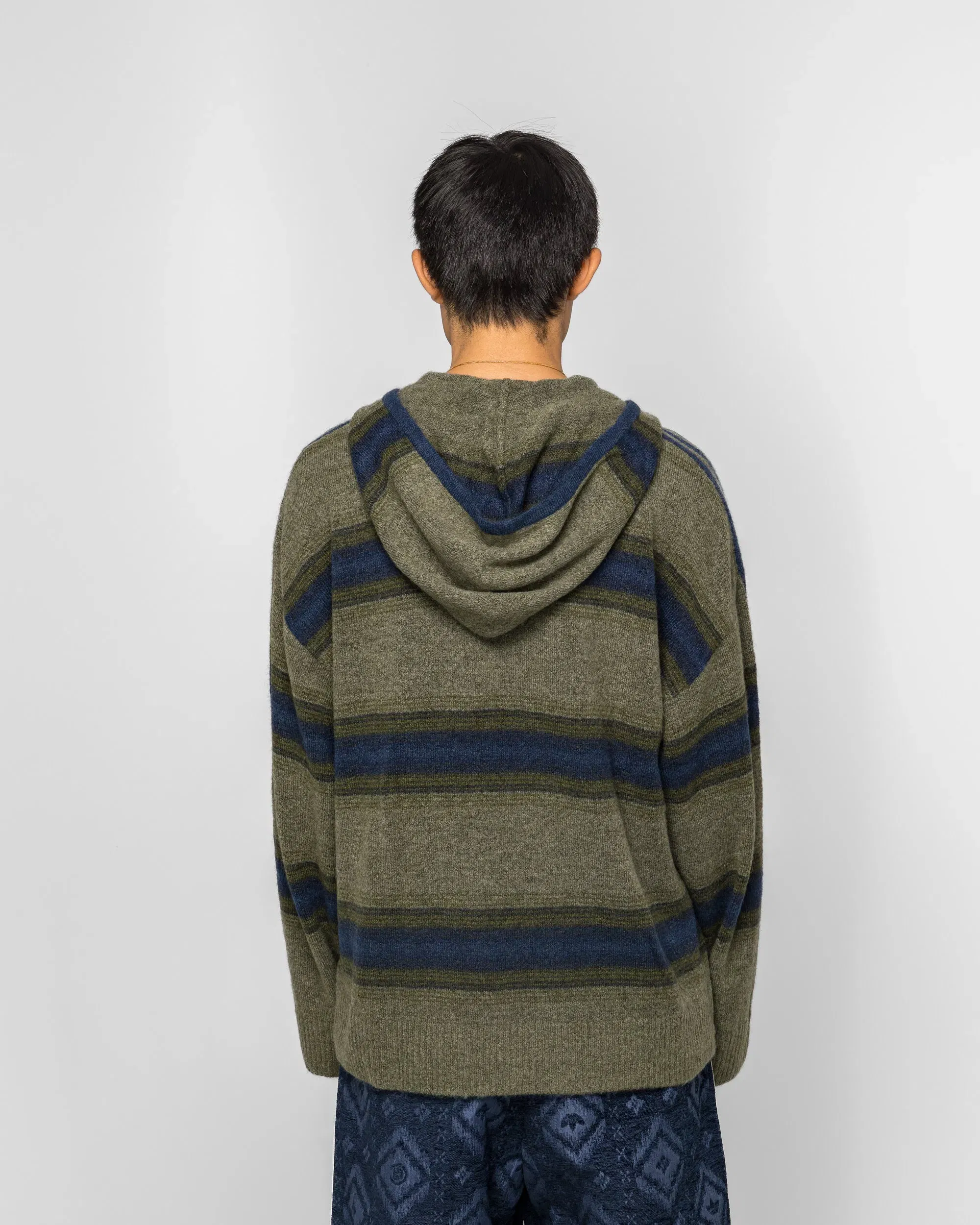 adidas Baja Hoodie x CLOT by Edison Chen - Trace Khaki/Indigo