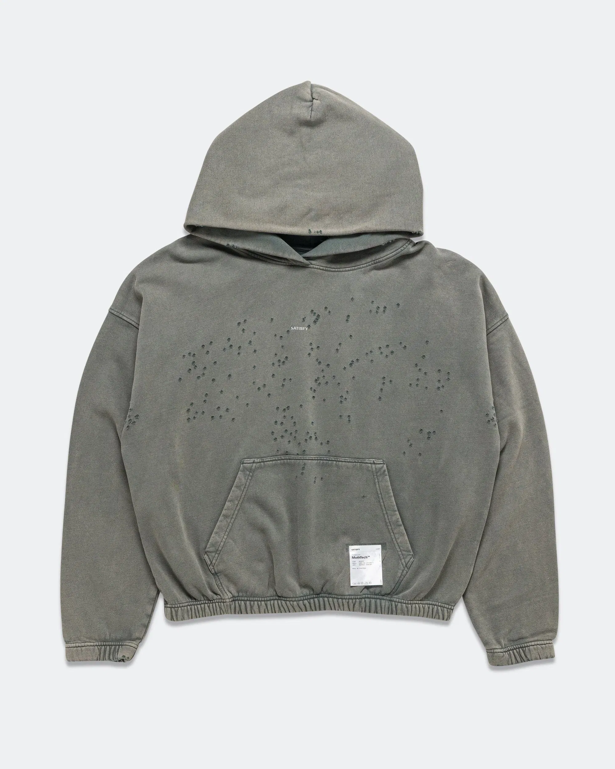 Satisfy MothTech Hoodie - Faded Black