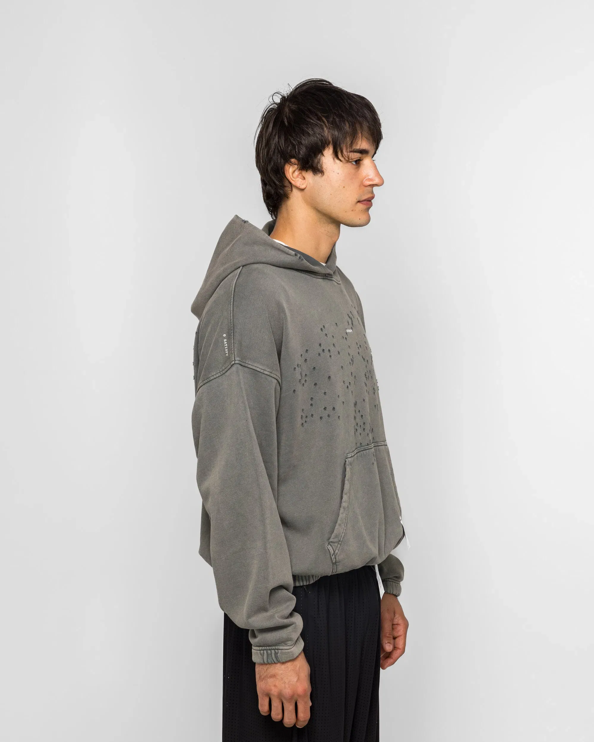 Satisfy MothTech Hoodie - Faded Black