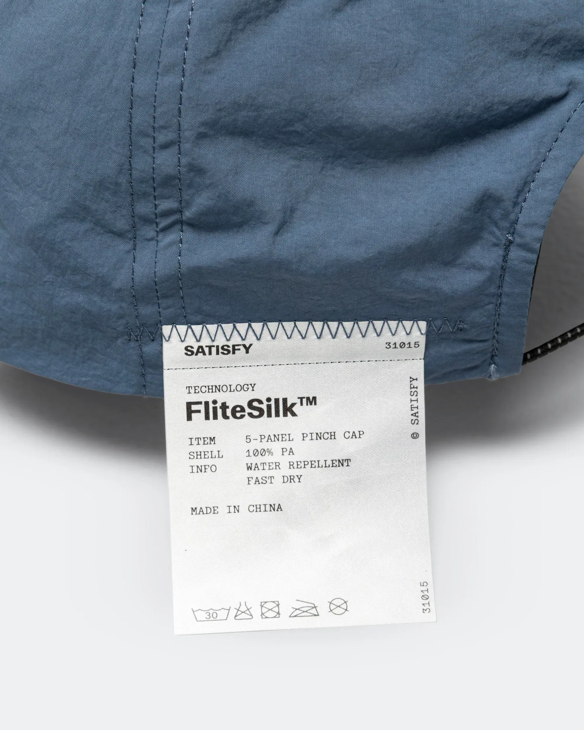 Satisfy FliteSilk 5 Panel Pinch Cap - Vintage Indigo