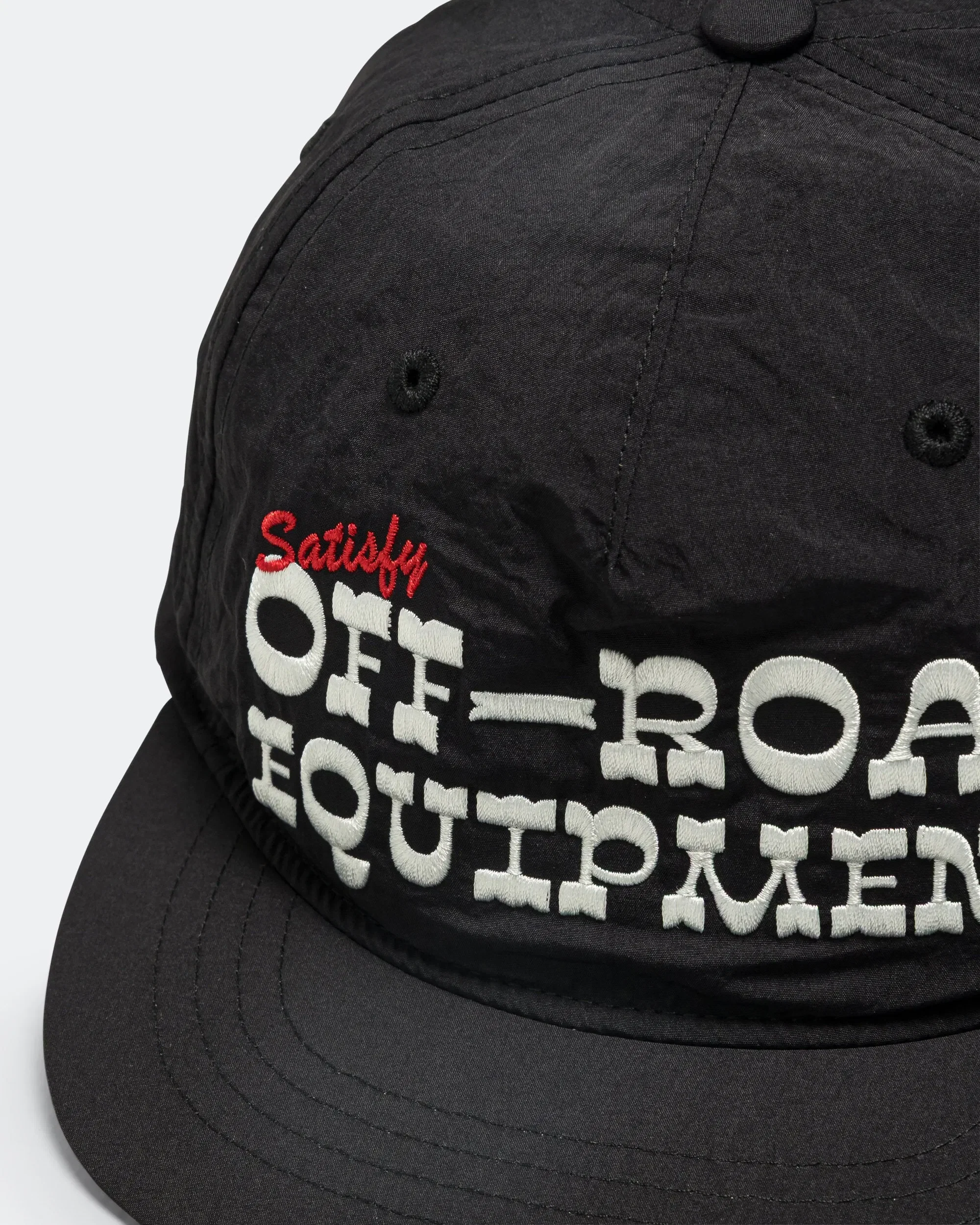 Satisfy FliteSilk 5 Panel Pinch Cap - Black Off-Road