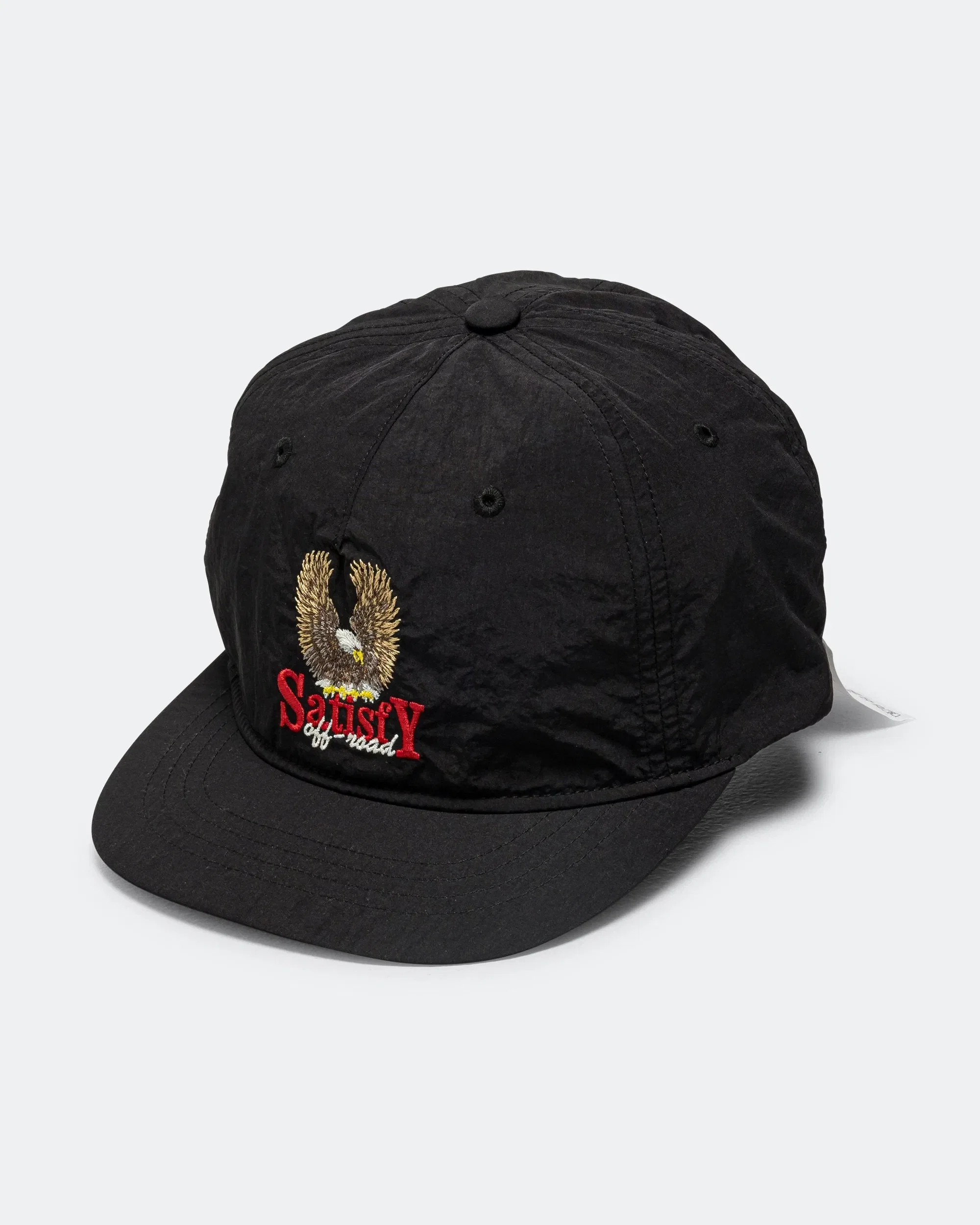 Satisfy FliteSilk 5 Panel Pinch Cap - Black Eagle