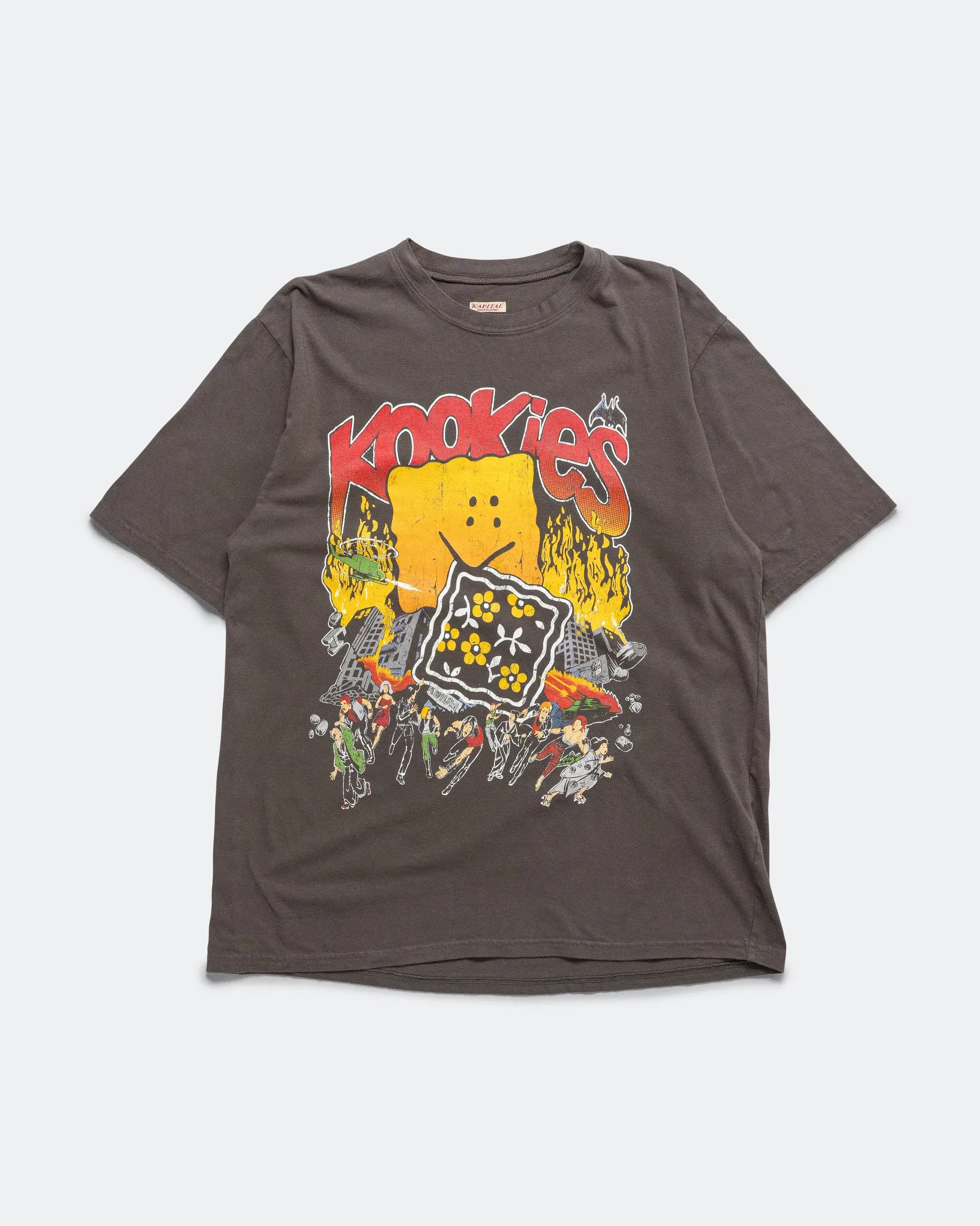 KAPITAL 20/-Jersey Crew T (BUSTER PECKISH BOWY) - I-B