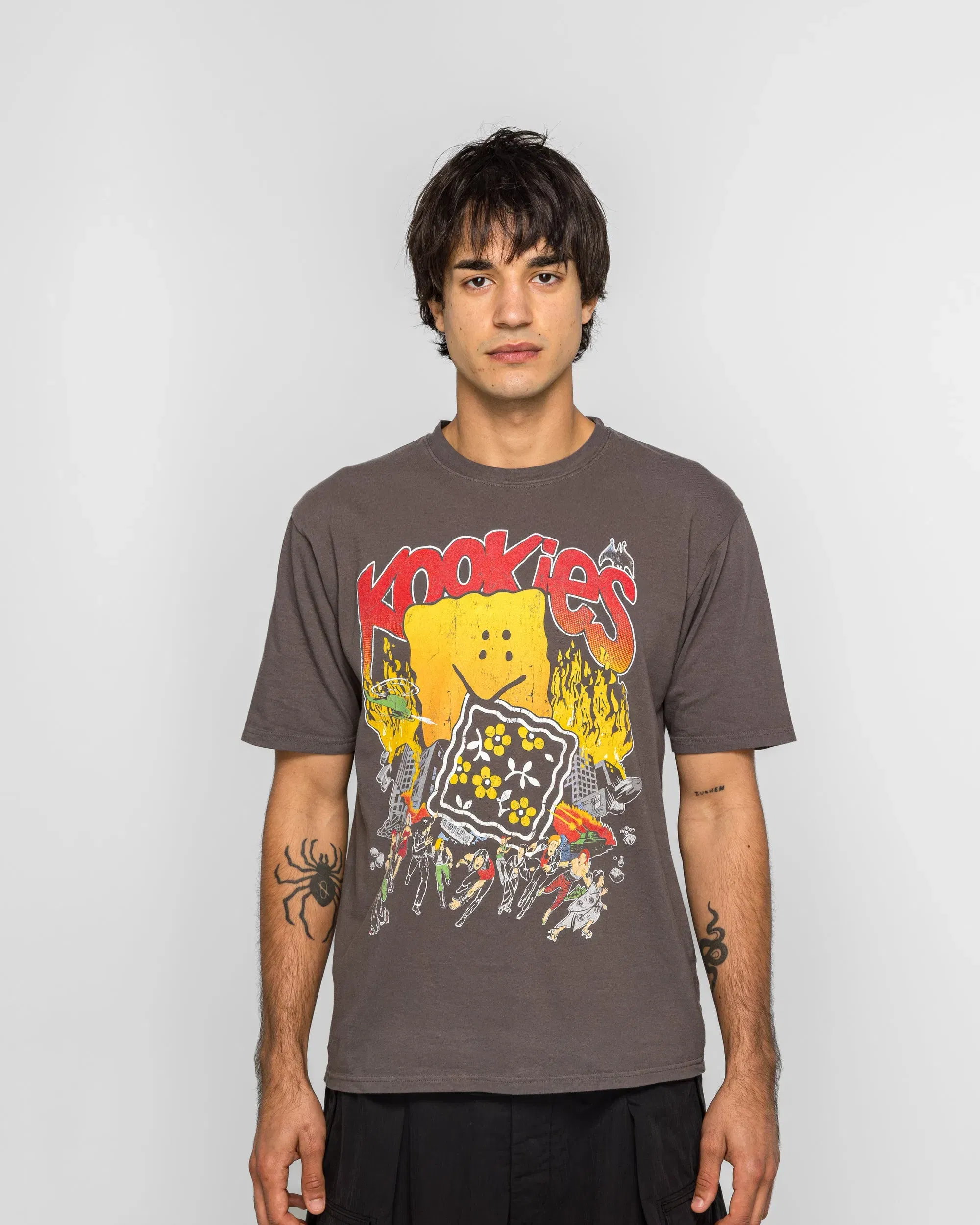 KAPITAL 20/-Jersey Crew T (BUSTER PECKISH BOWY) - I-B