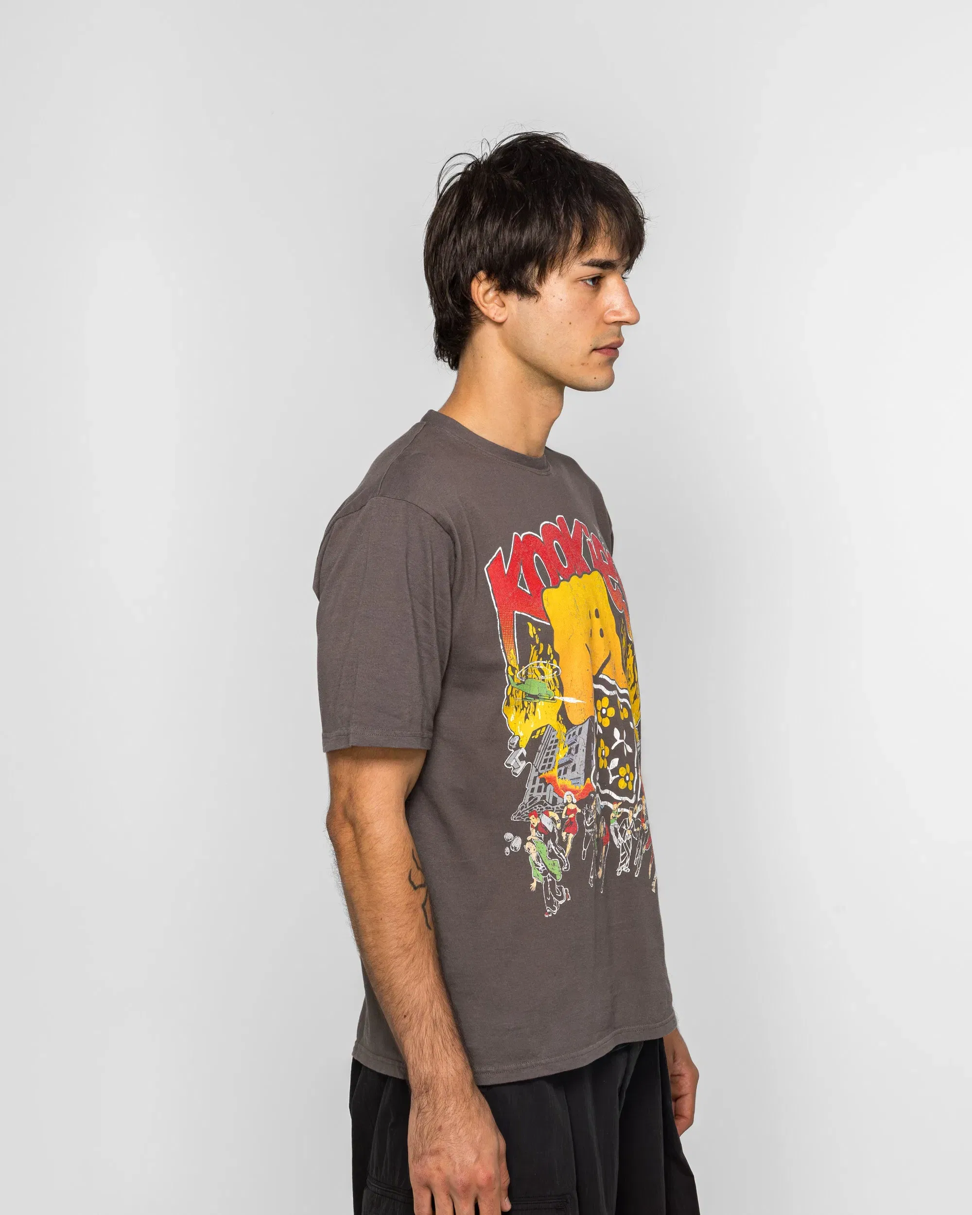 KAPITAL 20/-Jersey Crew T (BUSTER PECKISH BOWY) - I-B
