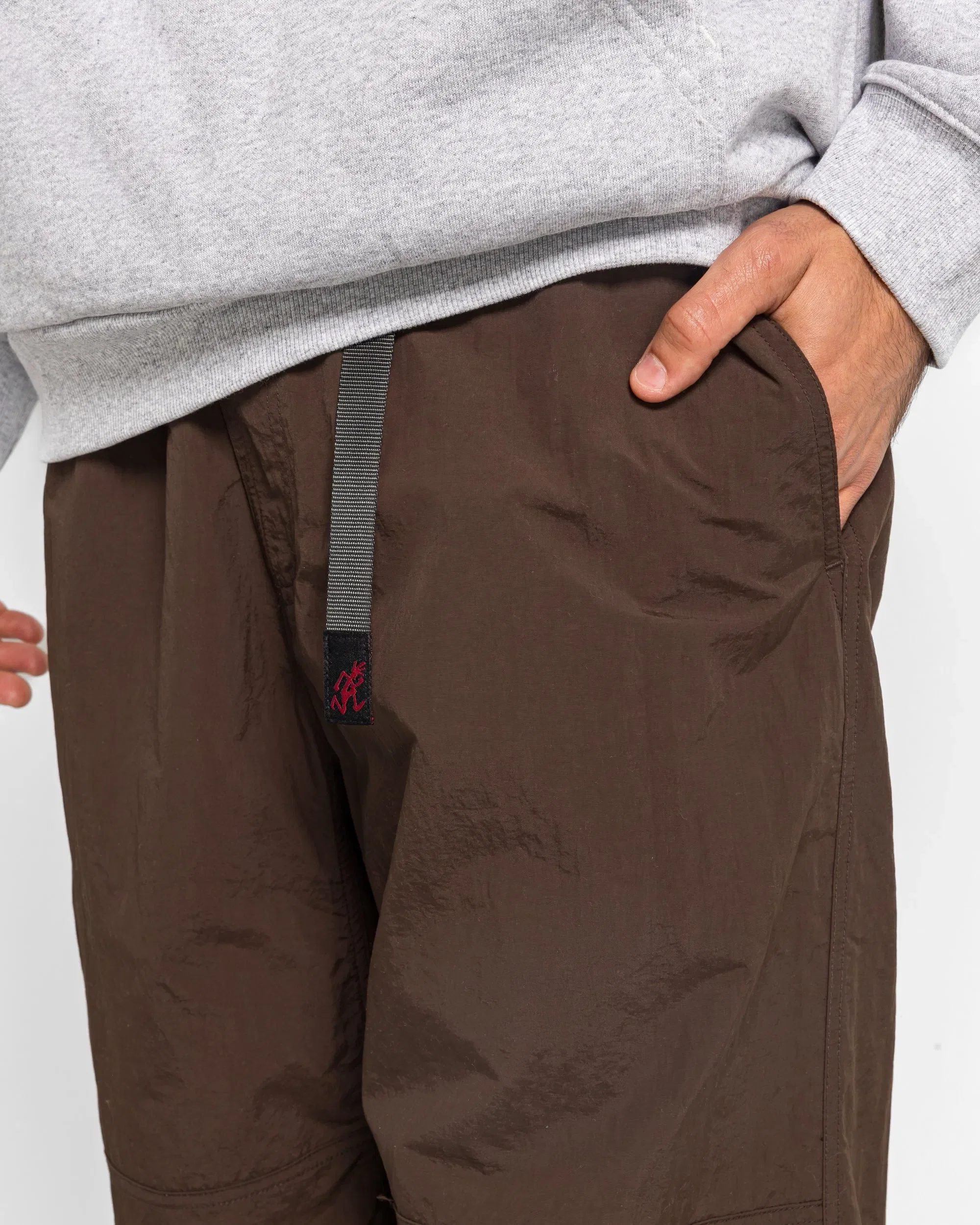 Gramicci Nylon Paneled Trek Pant - Chocolate
