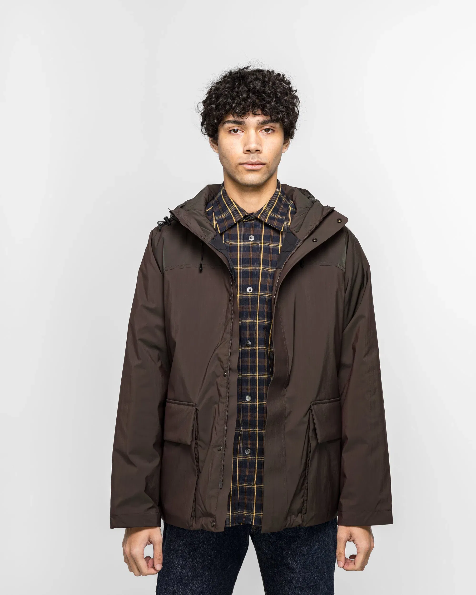 Norse Projects Herluf Alpinix Smart Merino Jacket - Seal Brown