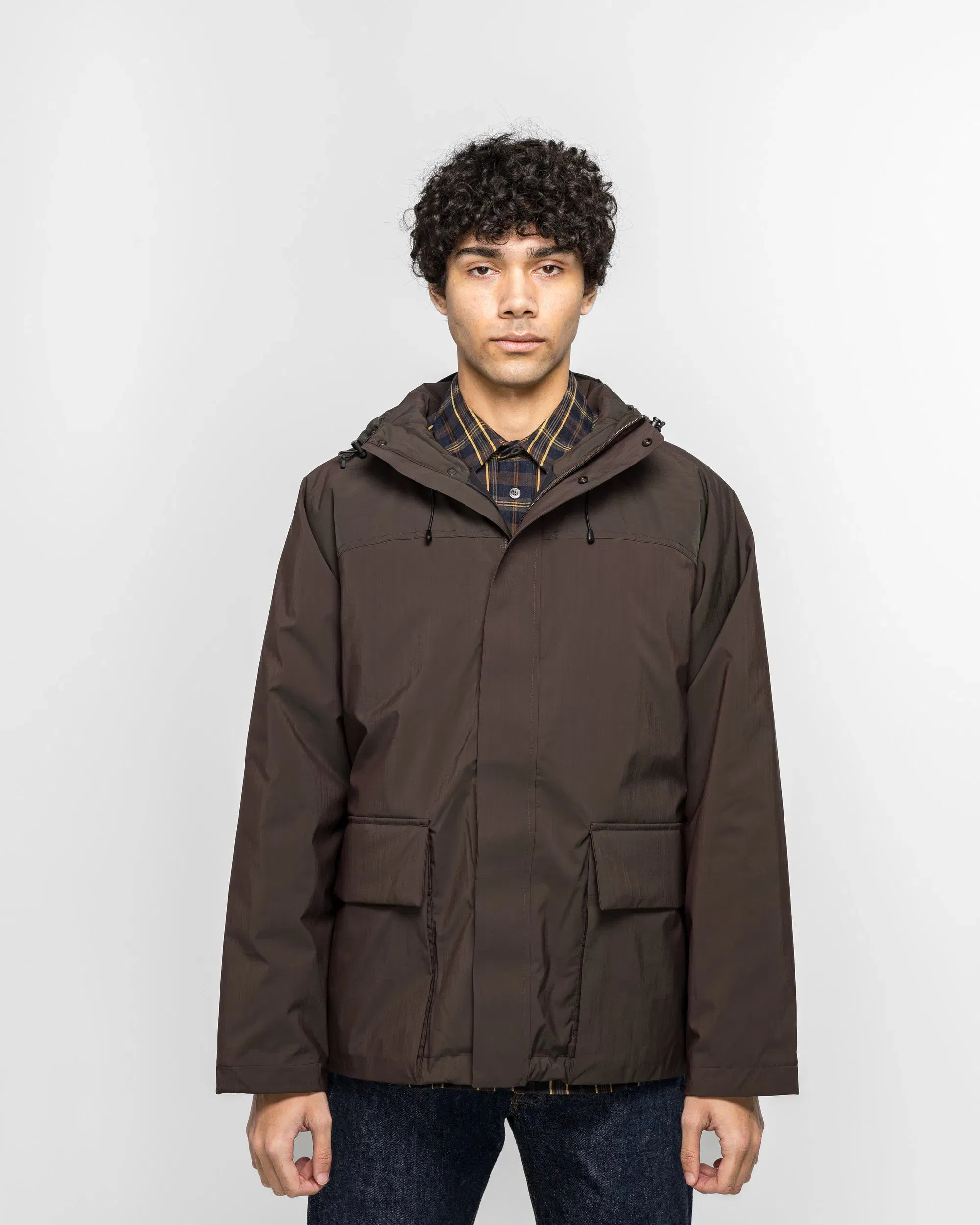 Norse Projects Herluf Alpinix Smart Merino Jacket - Seal Brown