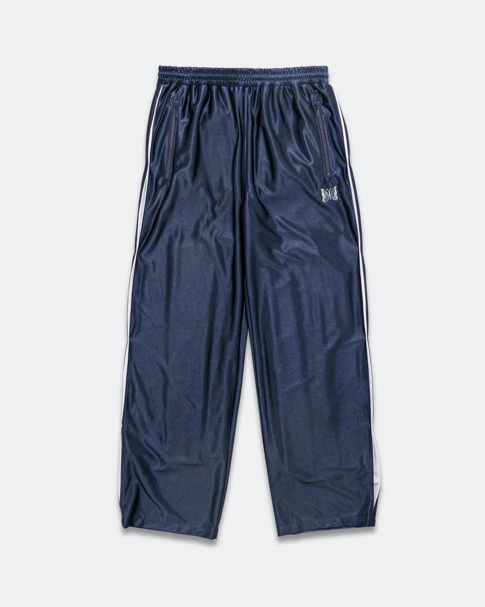 Needles Track Pant - Navy Tricot Sateen